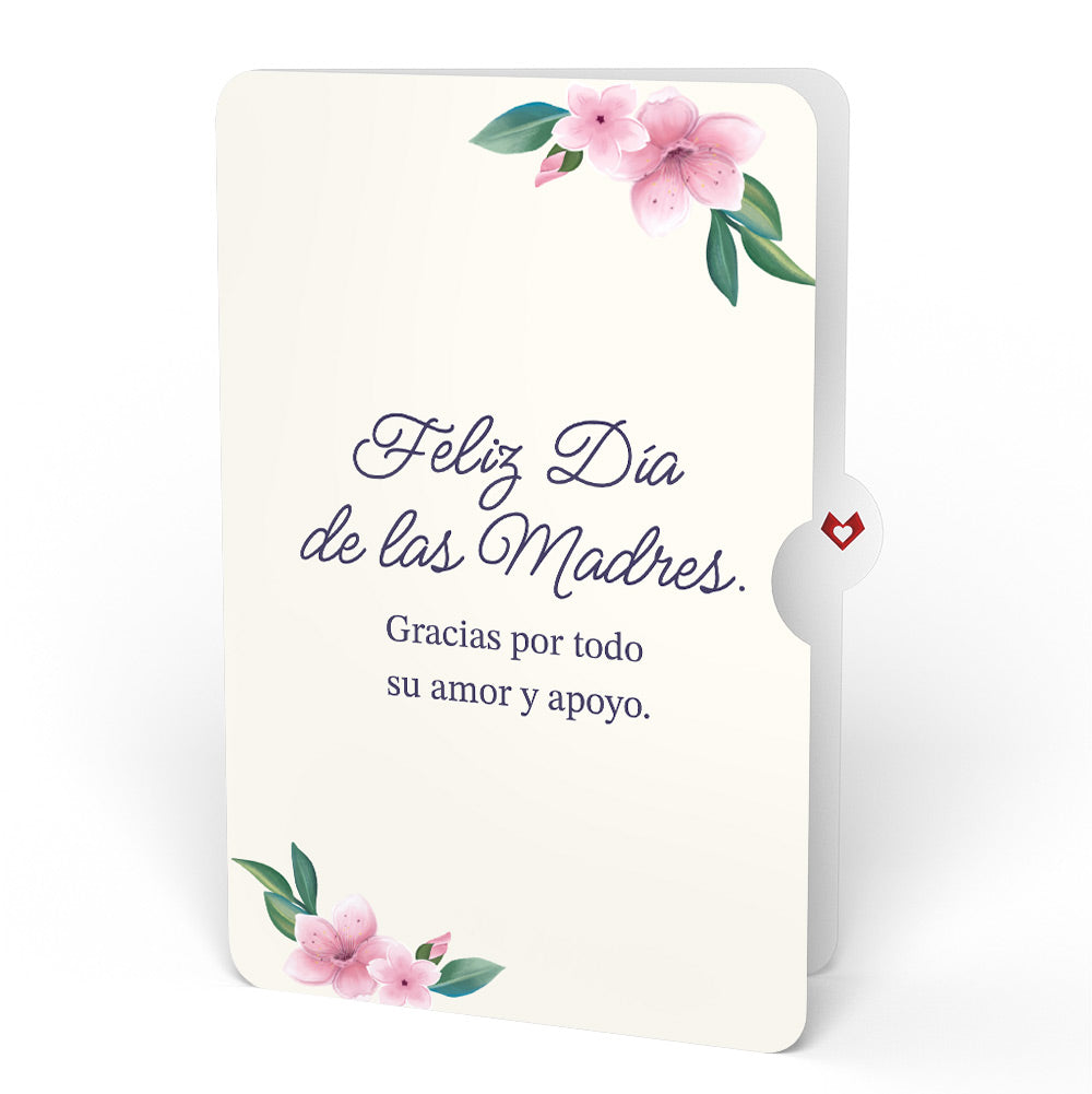 You Brighten My World Birds Mother's Day Suncatcher Card and Sentiment Set for Spanish Mom