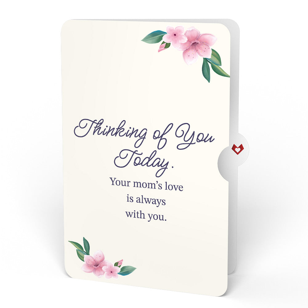 Cherry Blossom Mother's Day Bouquet and Thinking of You Today Sentiment Set