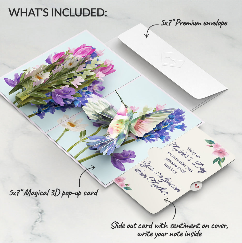 Love in Bloom Hummingbird Mother's Day Pop-Up Card and You Are Forever Their Mom Sentiment Set