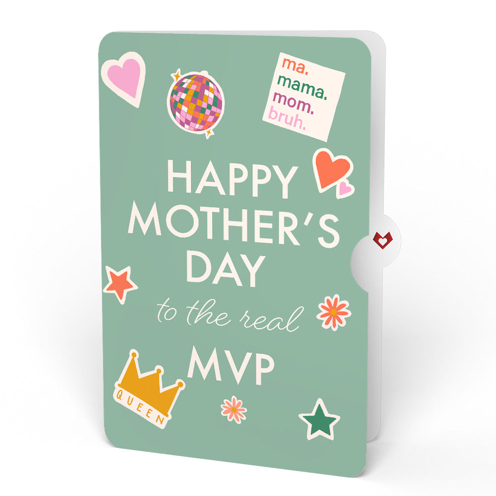 Wildflower Mother's Day Bouquet and The real MVP Sentiment Set