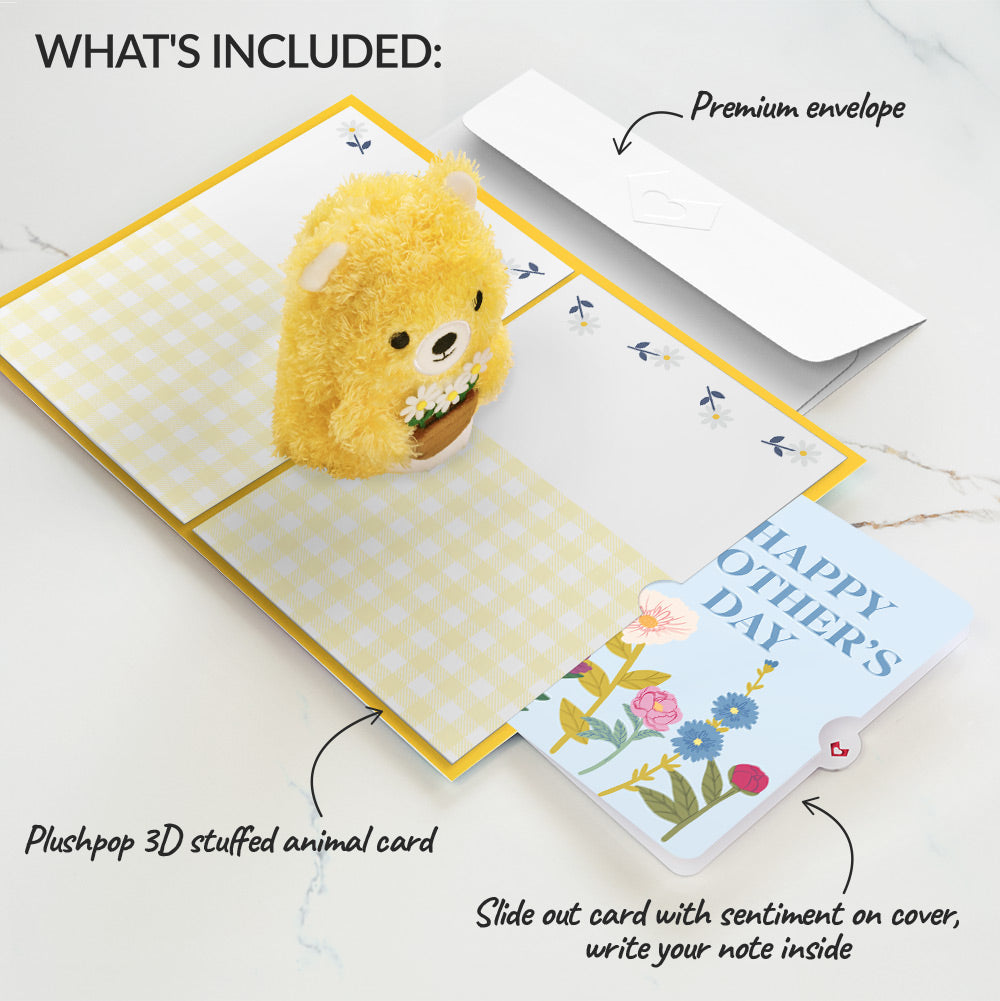 Daisy Greetings Mother's Day Plushpop Card and Sentiment Set