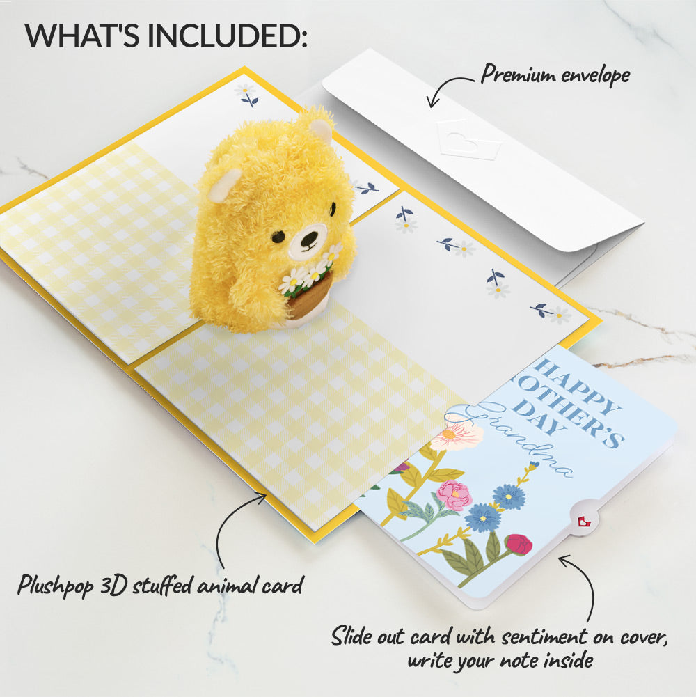 Daisy Greetings Mother's Day Plushpop Card and Sentiment Set for Grandma