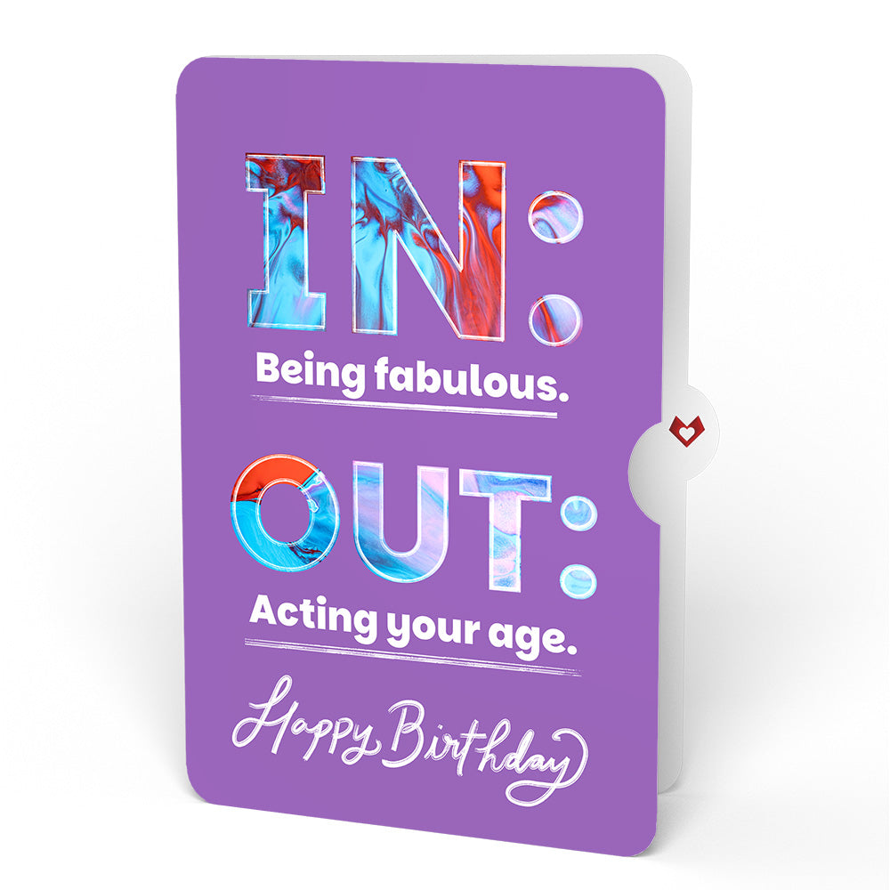 Horse Birthday Pop-Up Card and IN & OUT Sentiment Set
