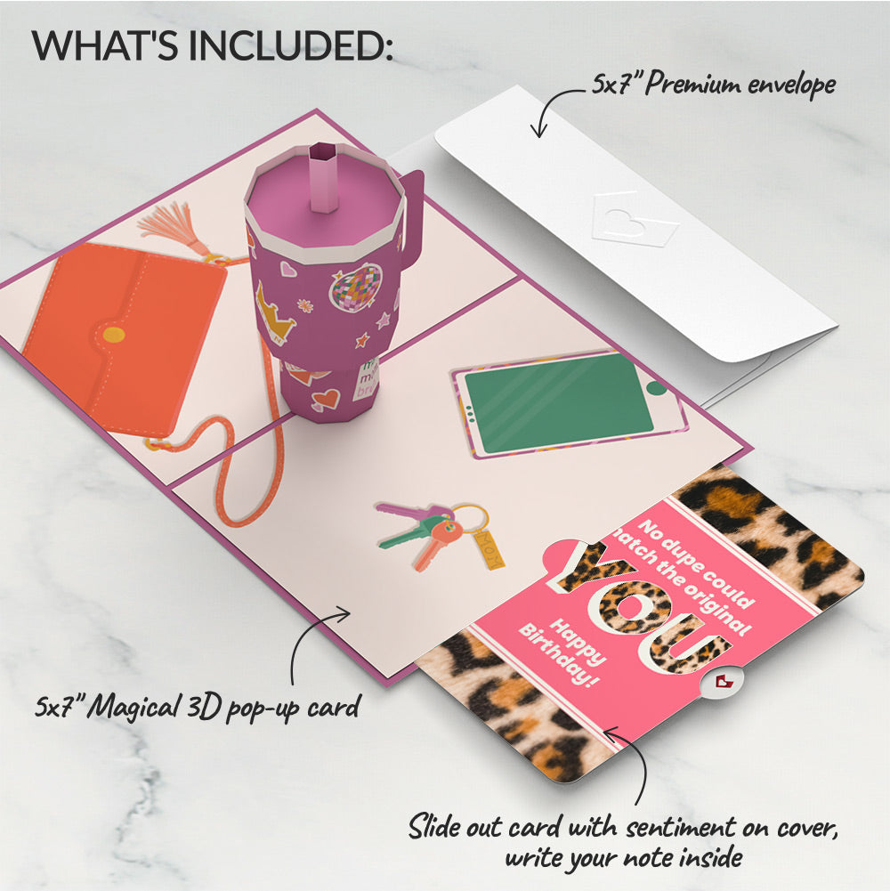 Mom Era Tumbler Birthday Pop-Up Card and The original YOU Sentiment Set