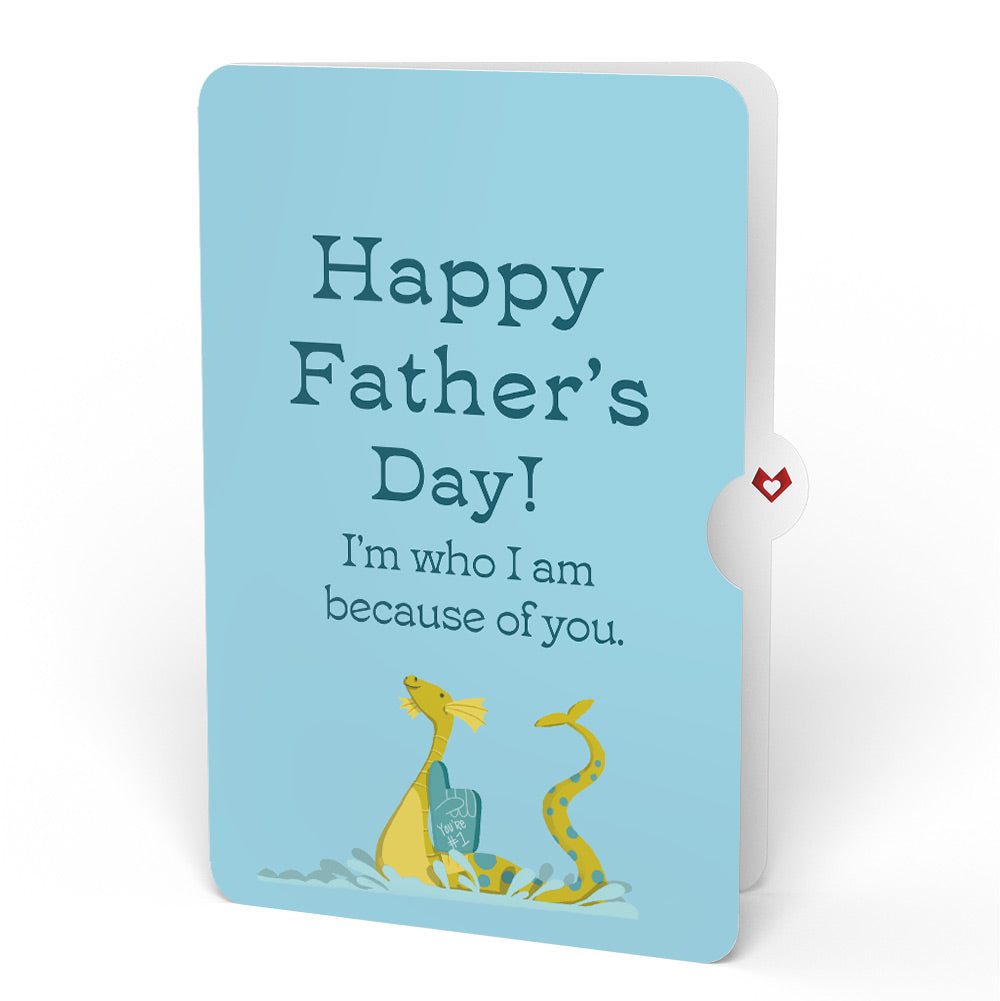Dad You're a Legend Loch Ness Monster Father's Day Pop-Up Card and Sentiment Set