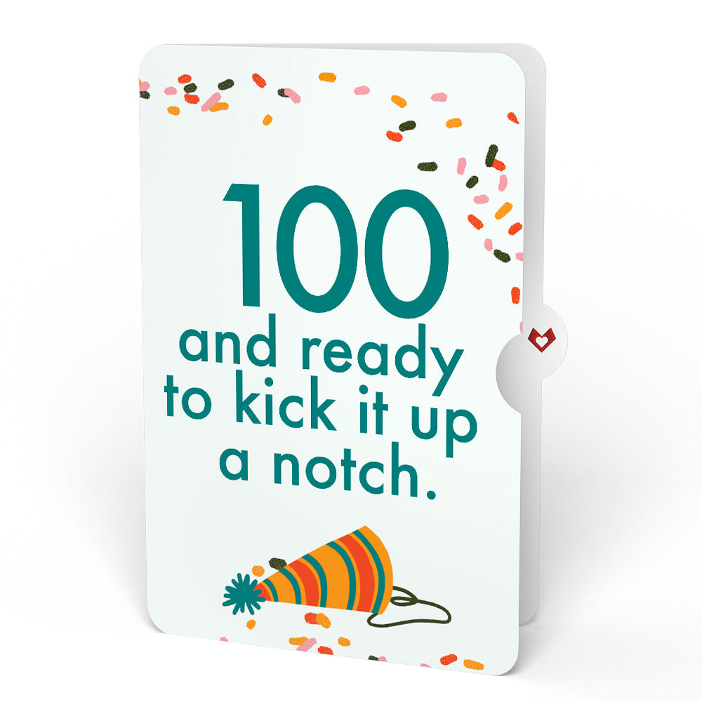Fired Up for Your Birthday Dragon Pop-Up Card and 100th Kick It Up Sentiment Set