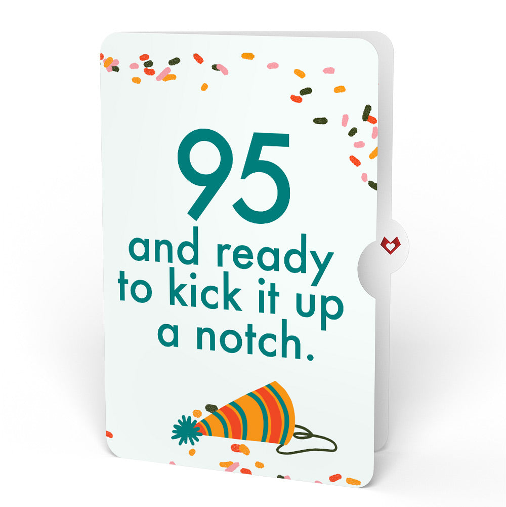 Fired Up for Your Birthday Dragon Pop-Up Card and 95th Kick It Up Sentiment Set