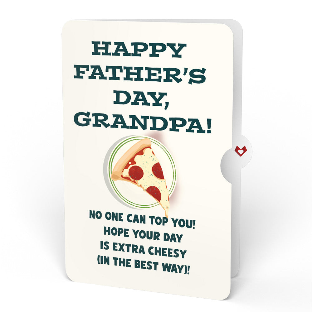 Pizza Love Father's Day Pop-Up Card and Sentiment Set for Grandpa