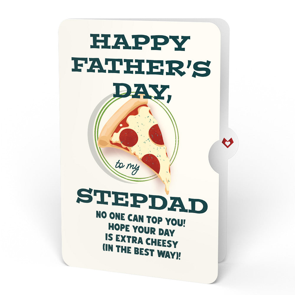 Pizza Love Father's Day Pop-Up Card and Sentiment Set for Stepdad