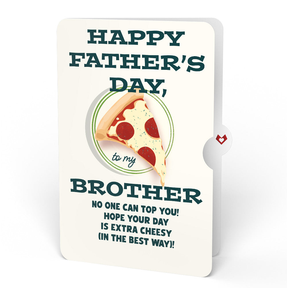 Pizza Love Father's Day Pop-Up Card and Sentiment Set for Brother