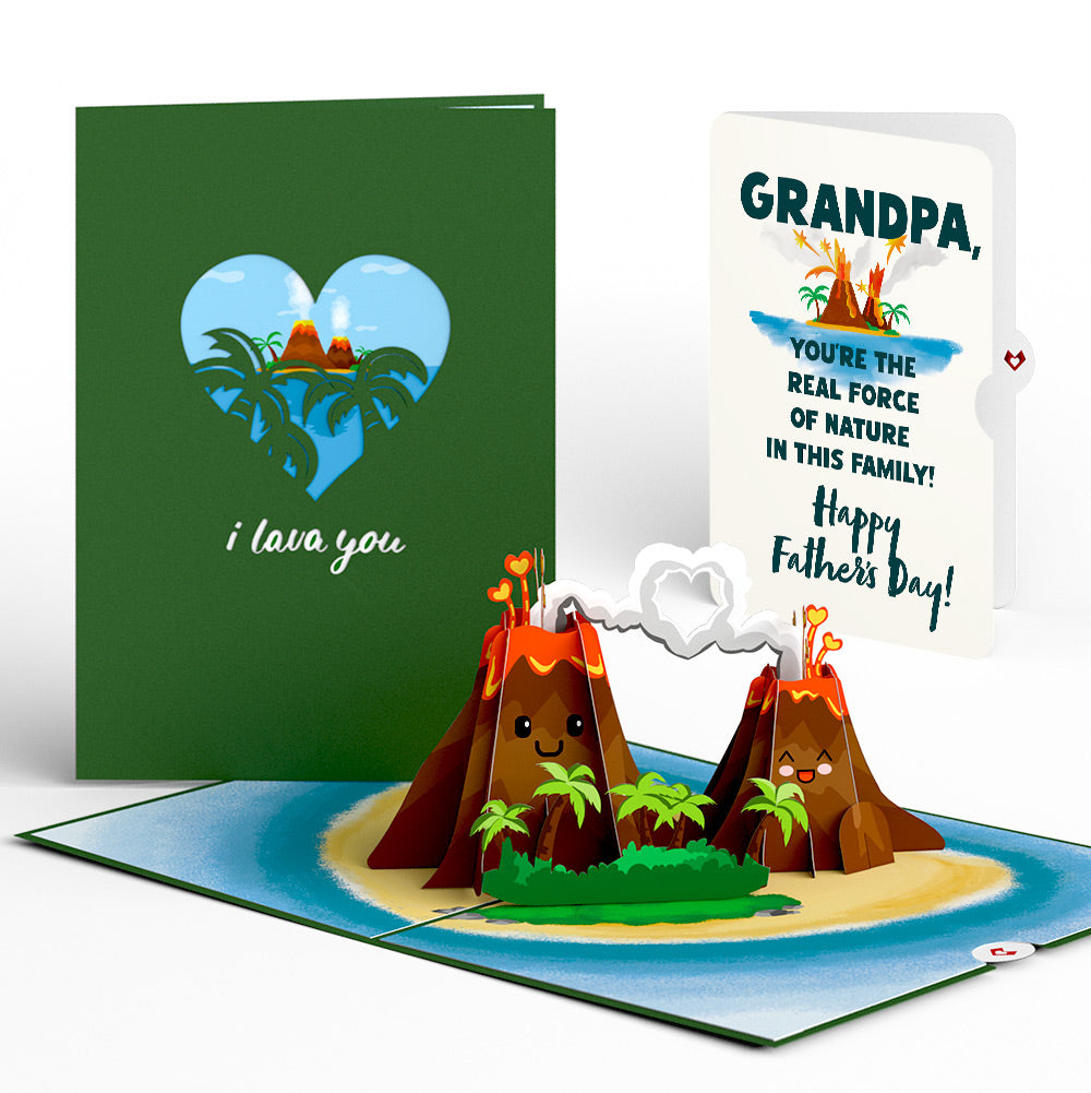 I Lava You Father's Day Pop-Up Card and Sentiment Set for Grandpa