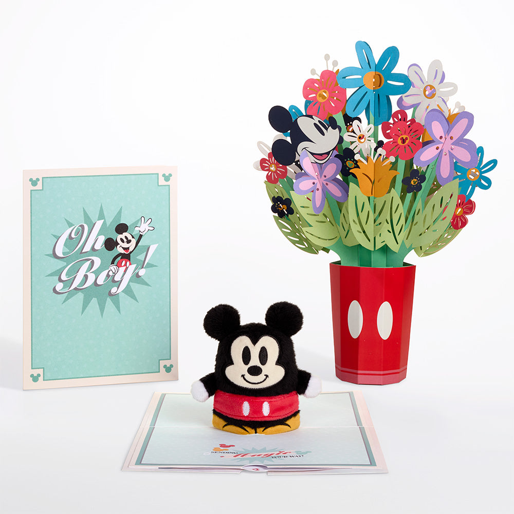 Disney’s Mickey Mouse Plushpop Card & Bouquet Bundle
