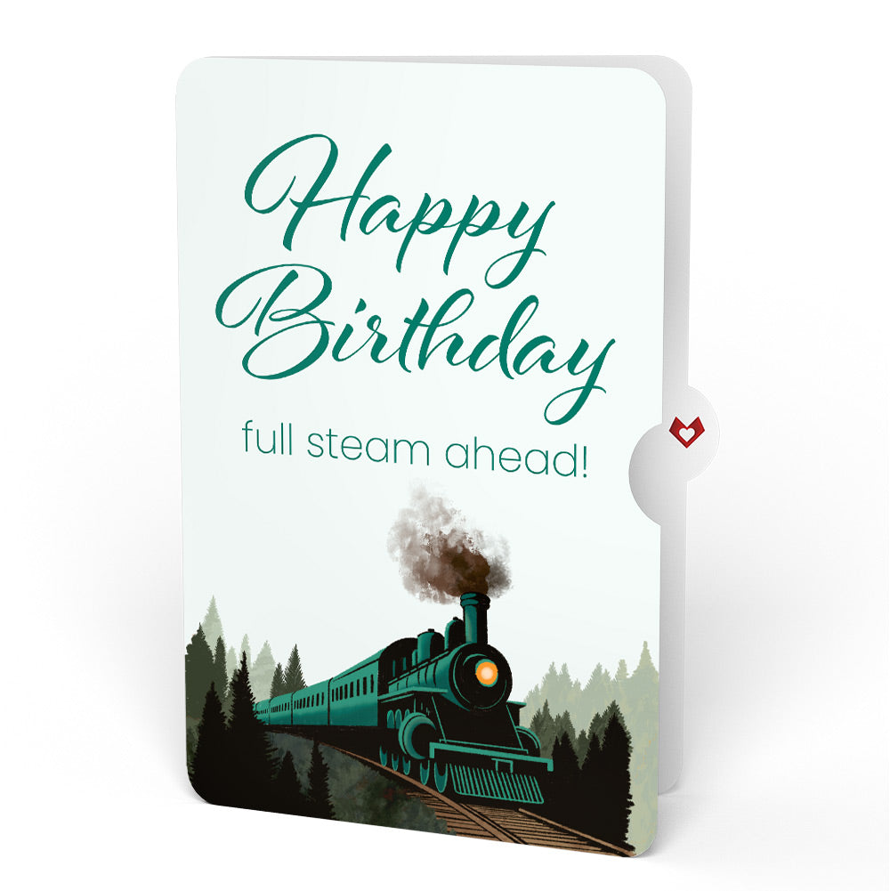 Classic Train Birthday Pop-Up Card and Sentiment Set