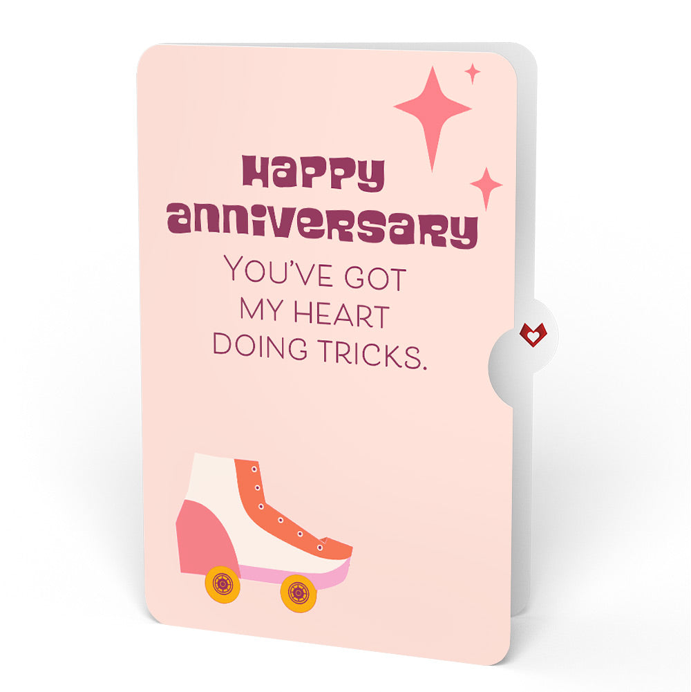 Let the Good Times Roll Roller Skate Anniversary Pop-Up Card and Sentiment Set
