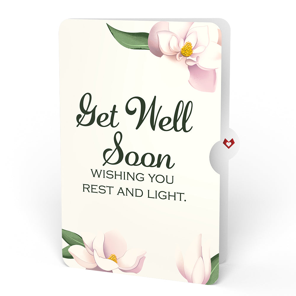 Pink Magnolia Tree Get Well Soon Pop-Up Card and Sentiment Set