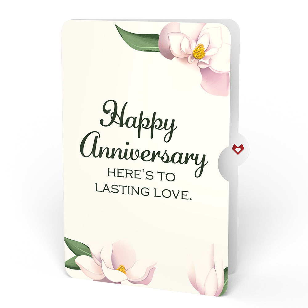 Pink Magnolia Tree Anniversary Pop-Up Card and Sentiment Set