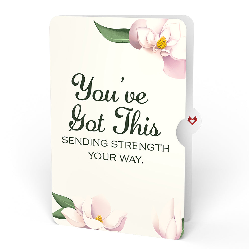 Pink Magnolia Tree Encouragement Pop-Up Card and Sentiment Set