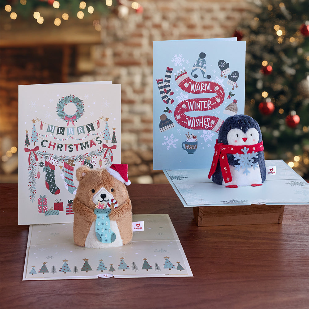 Holiday Plushpop Card 2-Pack