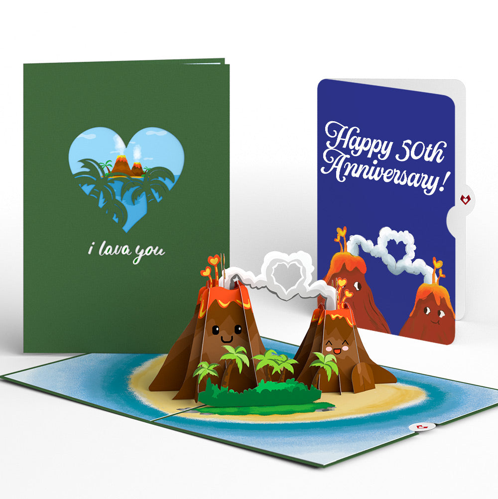 I Lava You 50th Anniversary Pop-Up Card and Sentiment Set