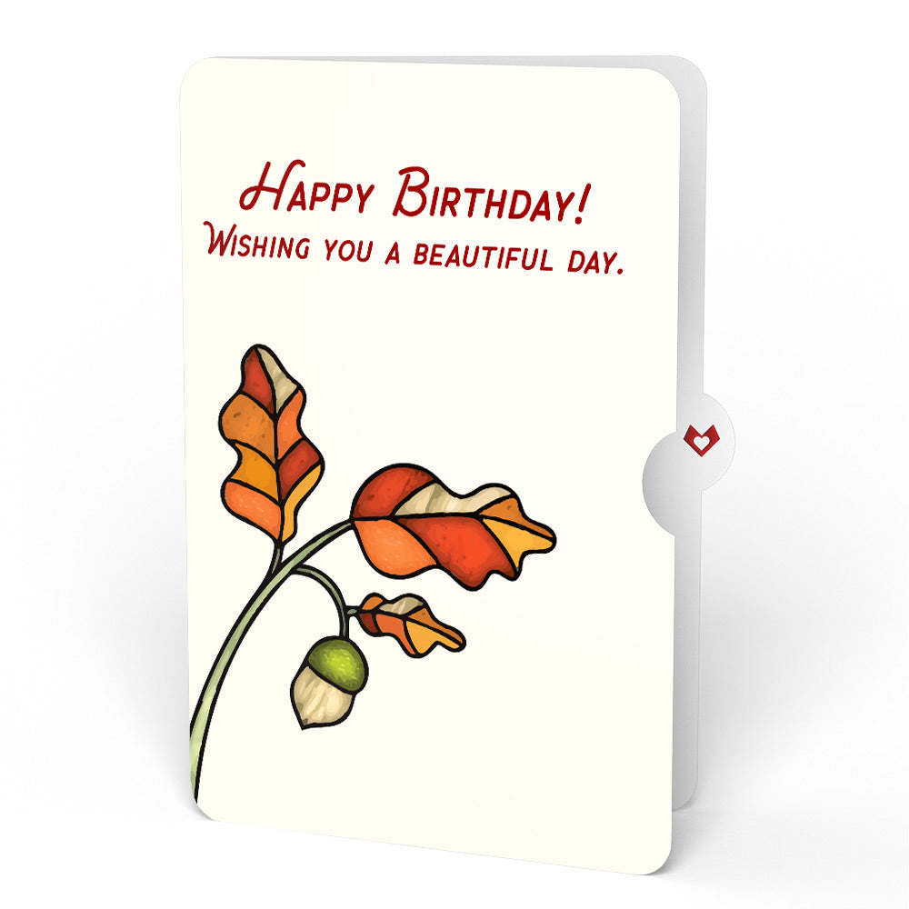 Golden Hour Sunflower Birthday Suncatcher Bouquet and Sentiment Set