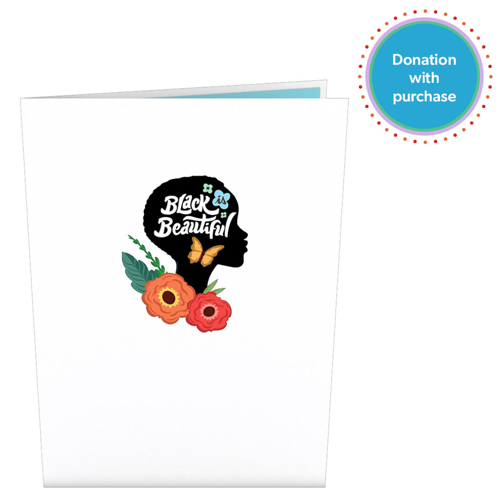 Black is Beautiful Pop-Up Card