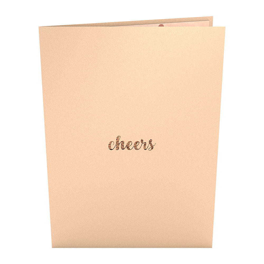 Champagne Toast Pop-Up Card