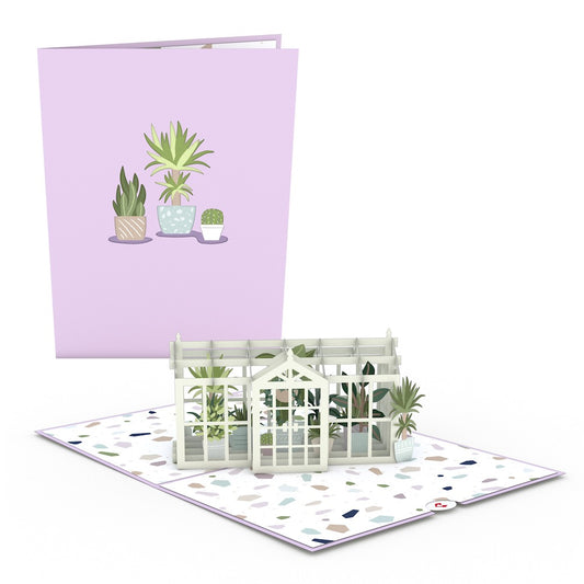 Greenhouse Garden Pop-Up Card