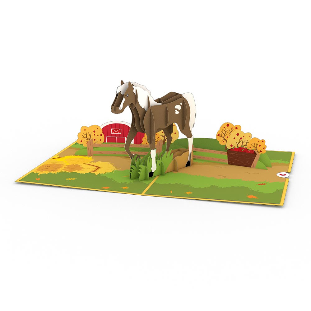 Horse Pop-Up Card