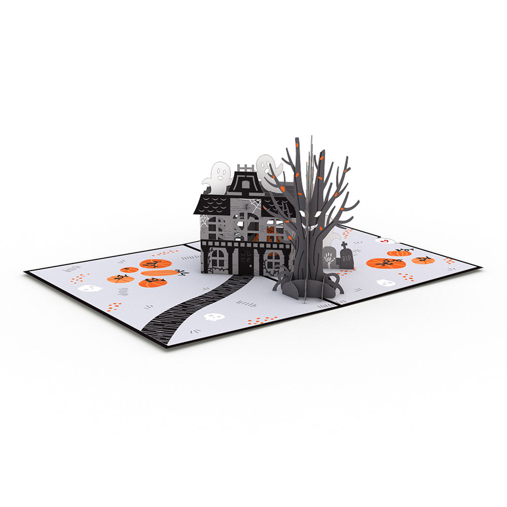 Haunted House Pop-Up Card