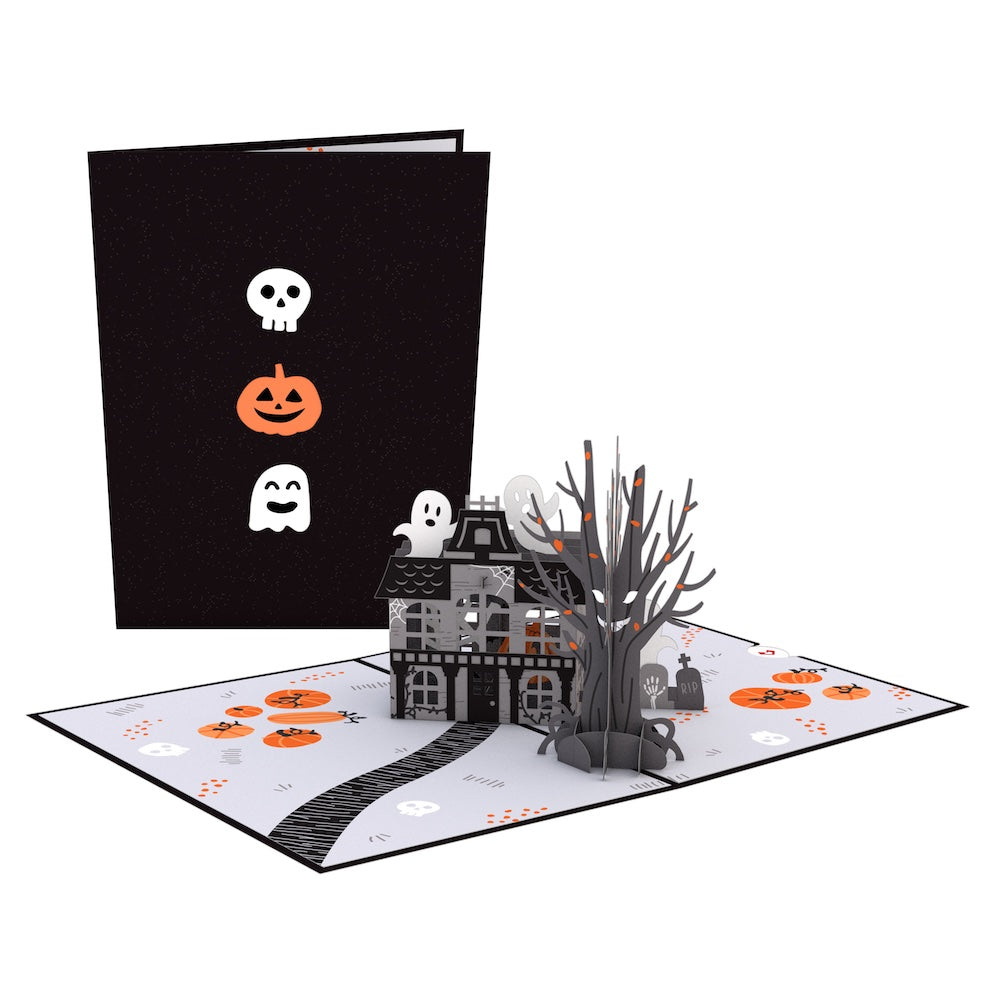 Haunted House Pop-Up Card