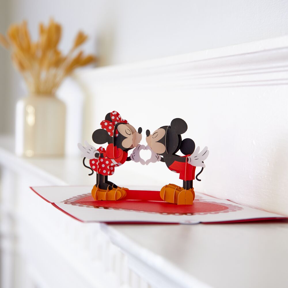 Disney's Mickey & Minnie Heart-to-Heart Pop-Up Card