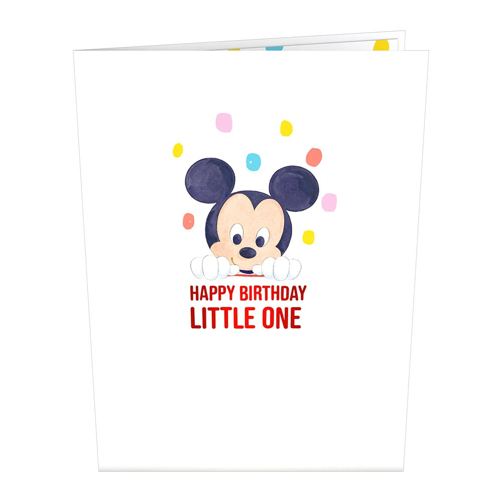 Disney's Mickey and Friends 1st Birthday Pop-Up Card