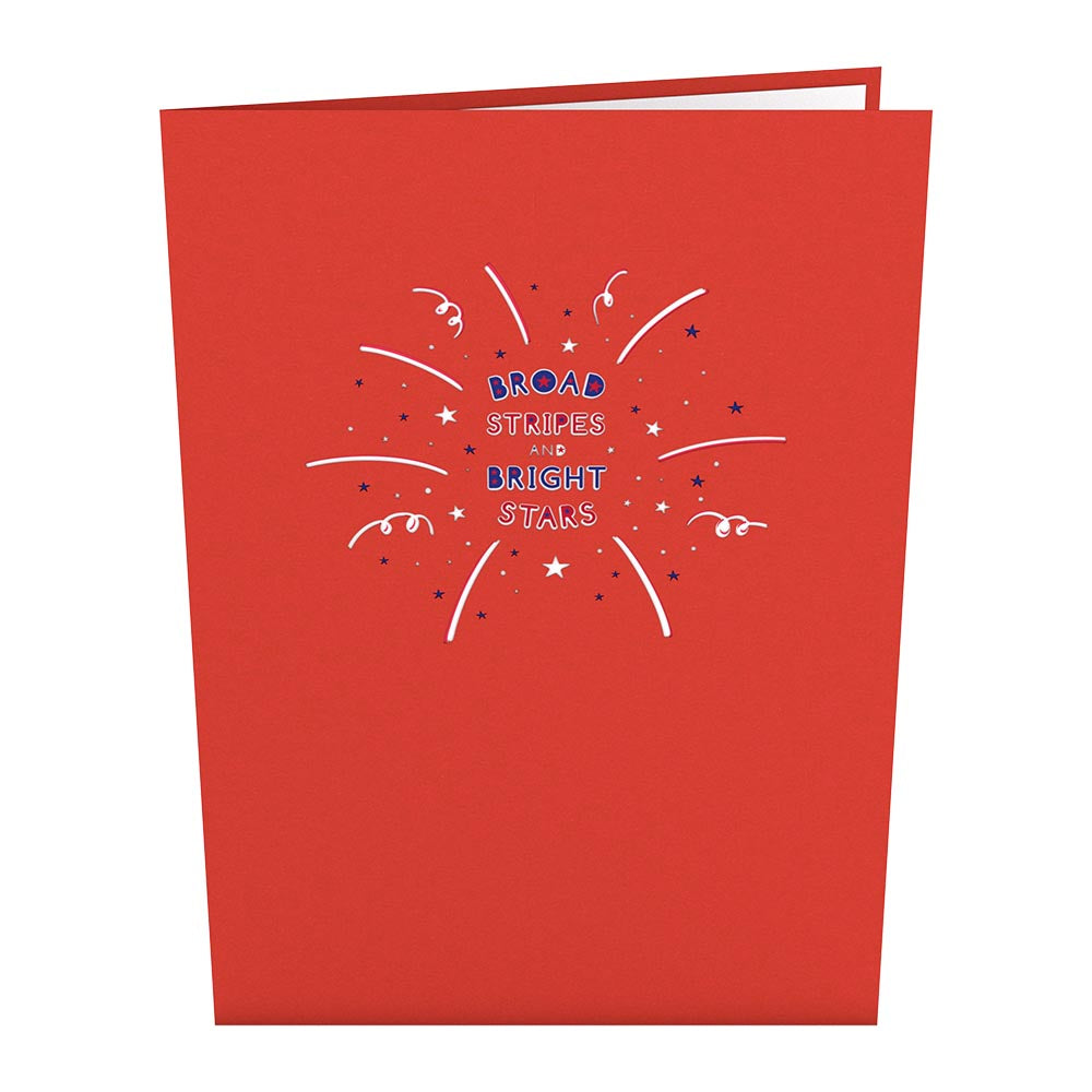 Stars and Stripes Pop-Up Card
