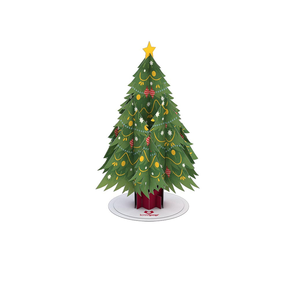 Stickerpop™: Festive Christmas Tree (5-Pack)
