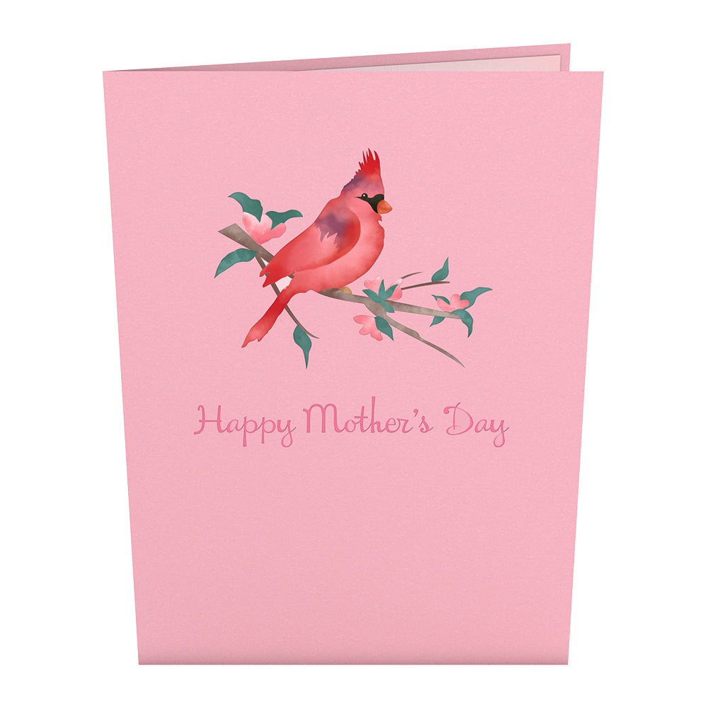 Mother's Day Cardinal Pop-Up Card