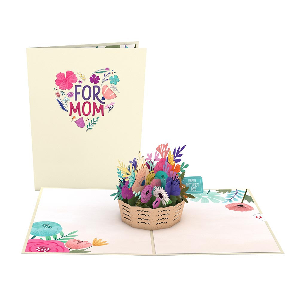 Mother's Day Basket Pop-Up Card