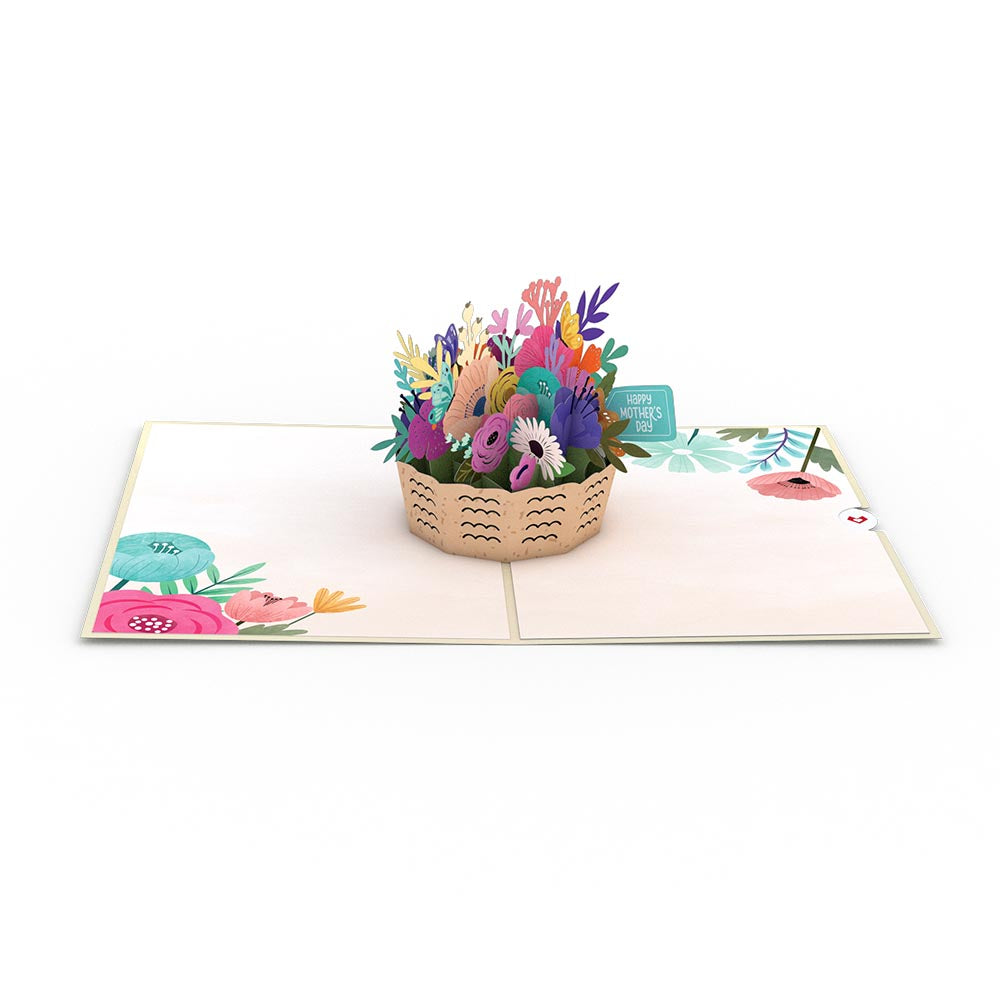 Mother's Day Basket Pop-Up Card