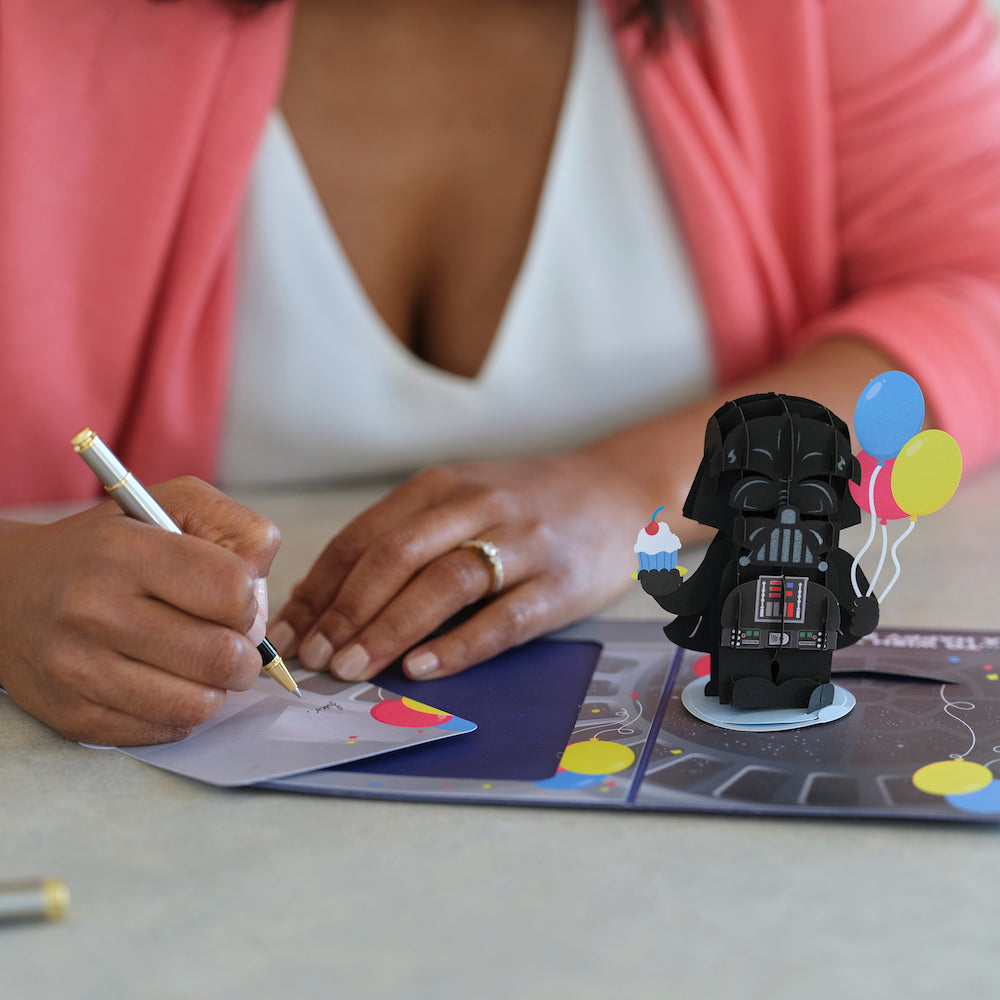 Star Wars™ Darth Vader™ Birthday Card with Pop-Up Gift