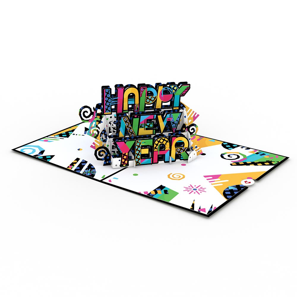 Happy New Year Pop-Up Card