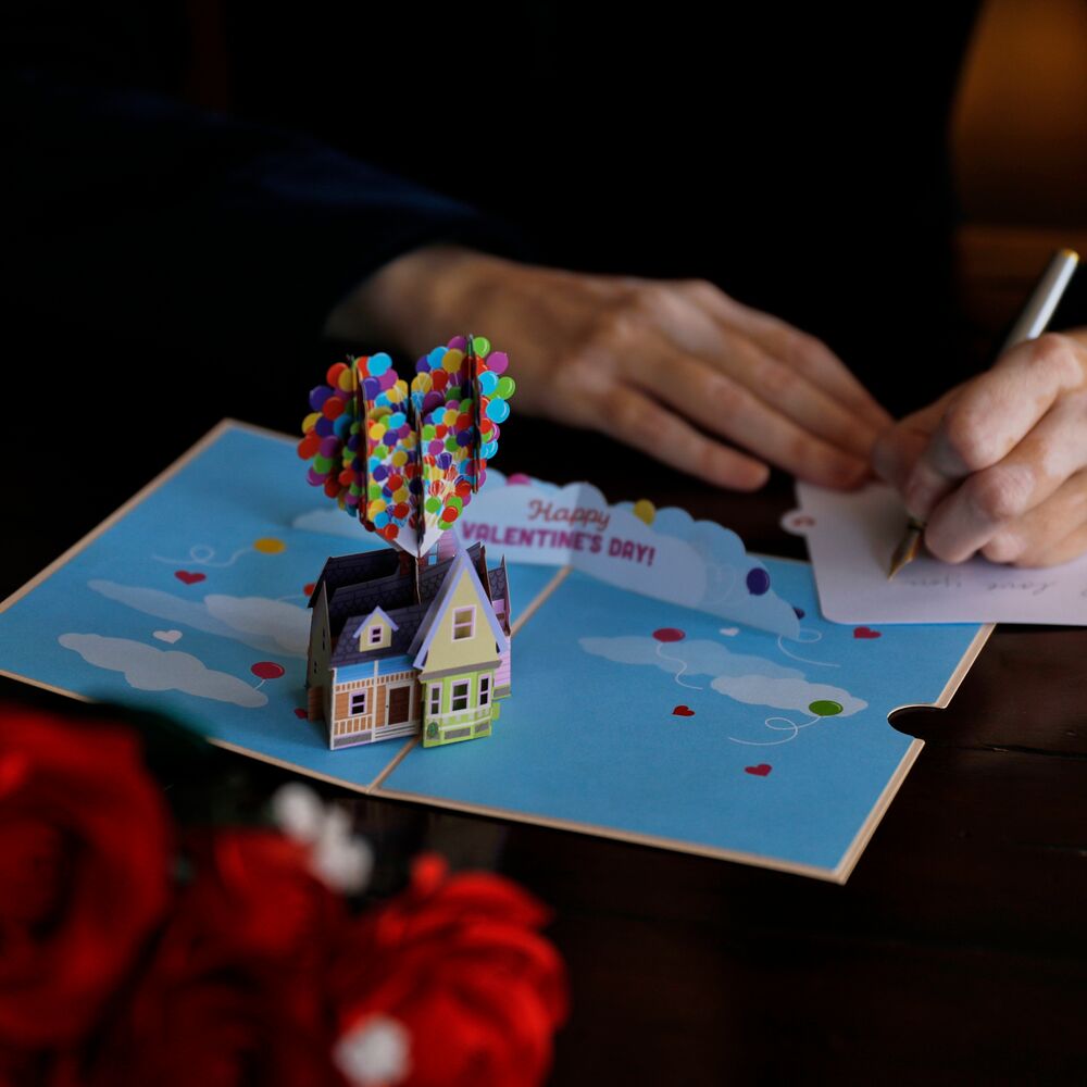 Disney and Pixar Up My Greatest Adventure Valentine Pop-Up Card