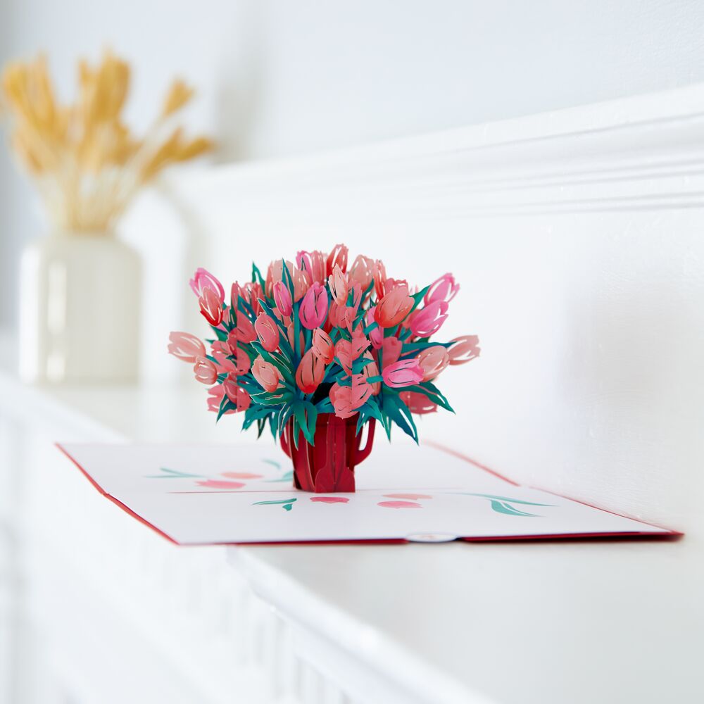 Love Tulips Pop-Up Card