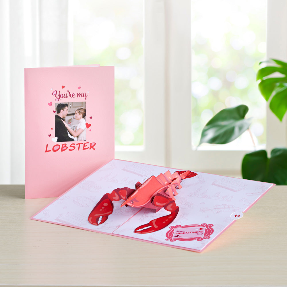 Friends You're My Lobster Pop-Up Card