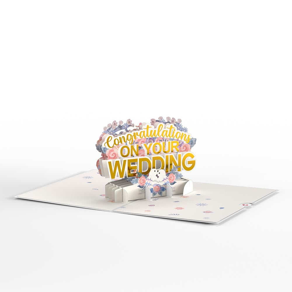 Wedding Congratulations Pop-Up Card