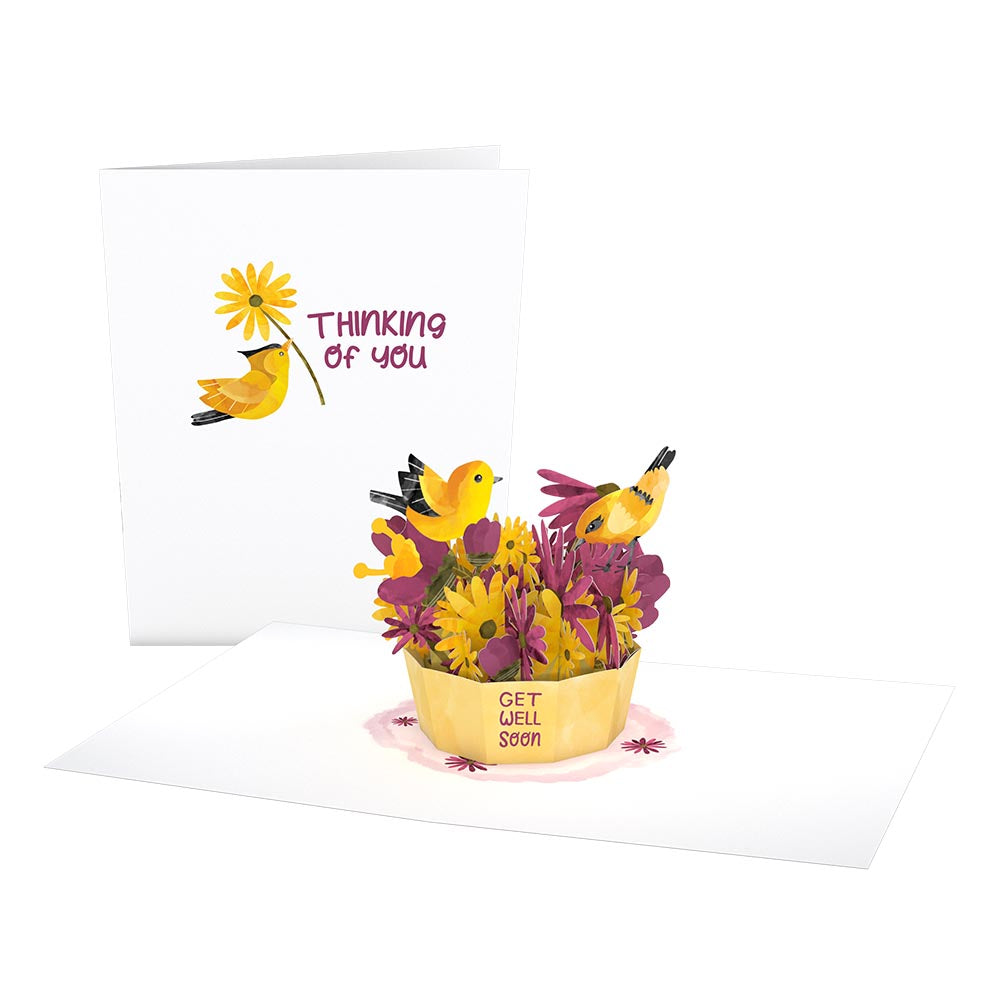 Get Well Soon Bird Paperpop® Card