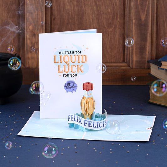 Harry Potter Liquid Luck Pop-Up Card