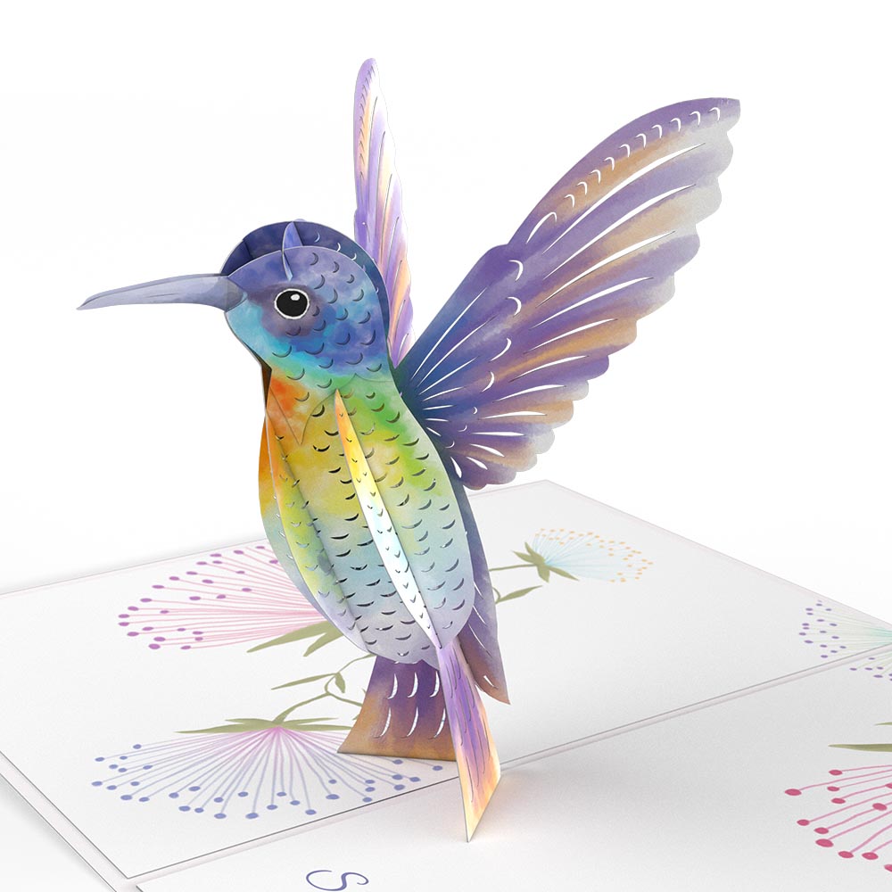 To My Daughter Mother’s Day Hummingbird Pop-Up Card