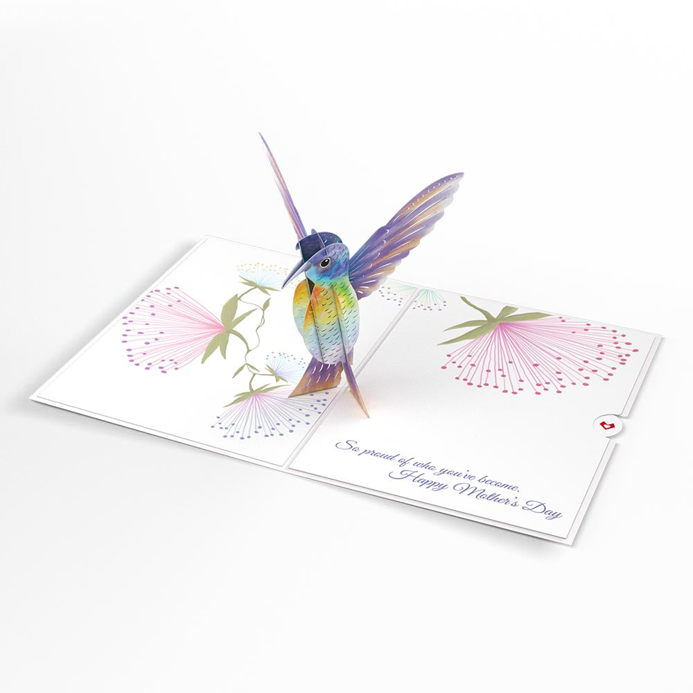 To My Daughter Mother’s Day Hummingbird Pop-Up Card