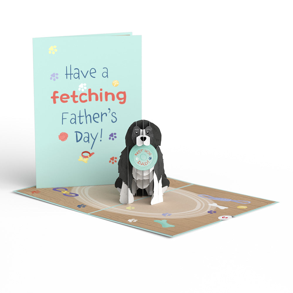 Fetching Father’s Day Dog Pop-Up Card