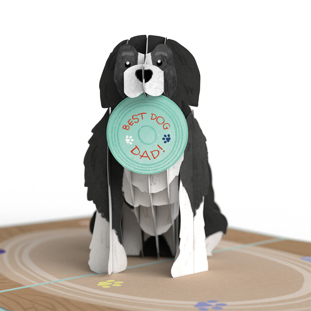 Fetching Father’s Day Dog Pop-Up Card