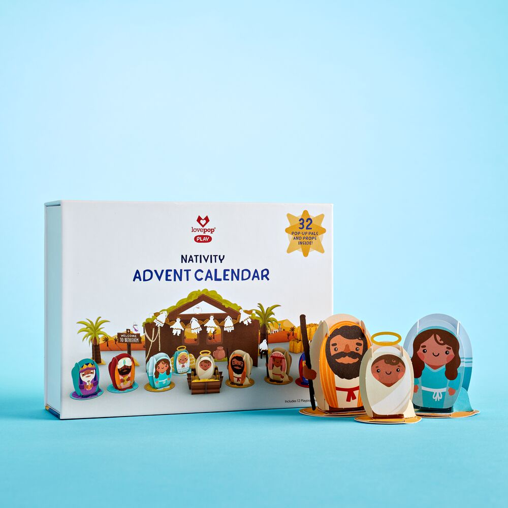 Nativity Advent Calendar, Nativity Scene Advent Calendar